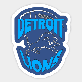 blue lions Sticker